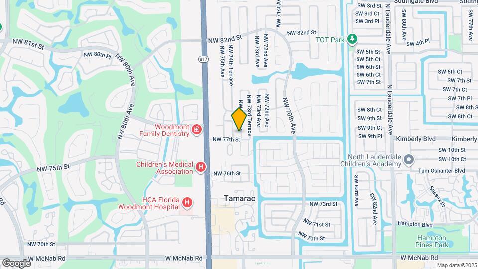 7703 NW 74th Ave Mapa y Detalles de la Ubicación