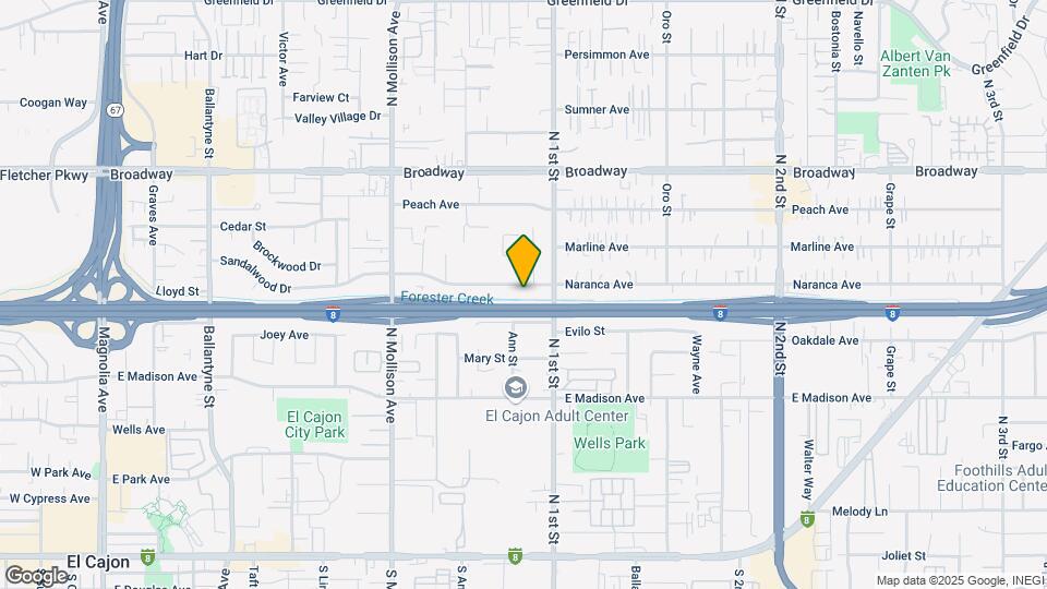 1069 Naranca Ave Map and Location Details