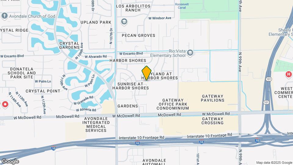 10453 W Granada Rd Map and Location Details