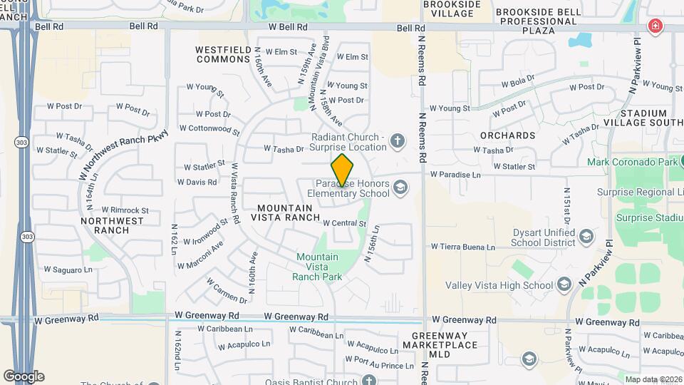 16182 N 157th Dr Map and Location Details