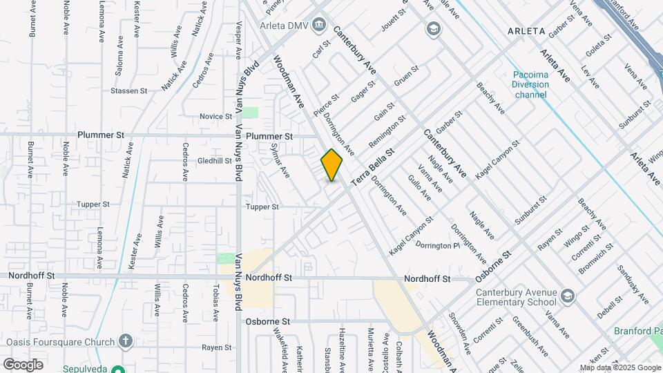 14265 Terra Bella St Map and Location Details