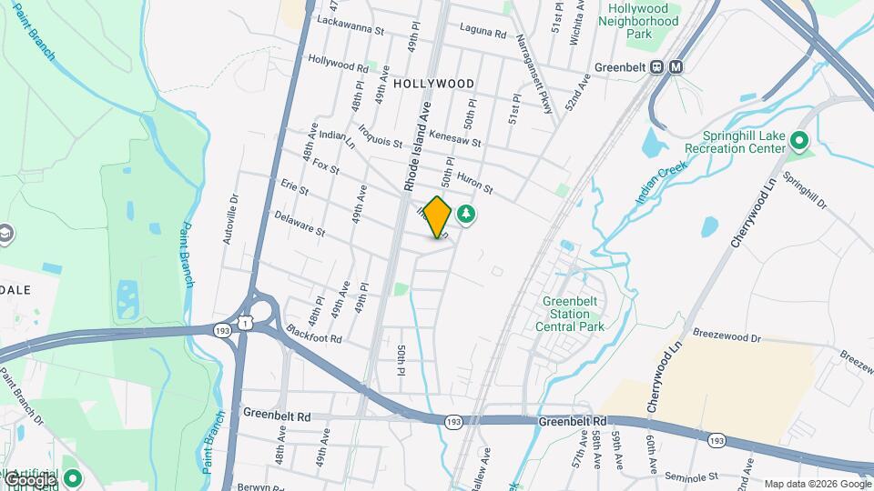 5014 Delaware St Map and Location Details