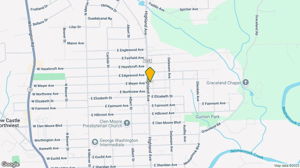 2208 Highland Ave Map and Location Details