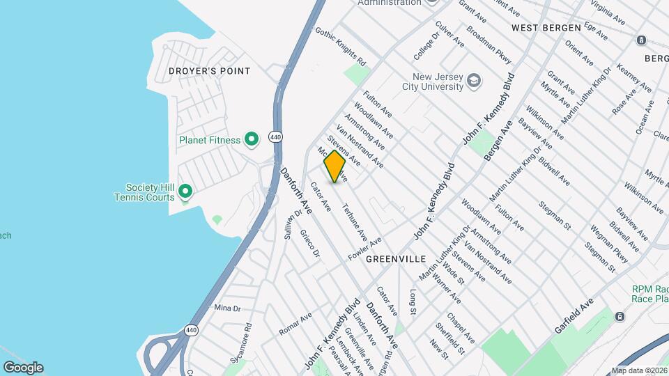 154 Terhune Ave Map and Location Details