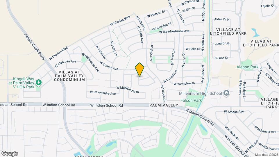 15392 W Glenrosa Ave Map and Location Details