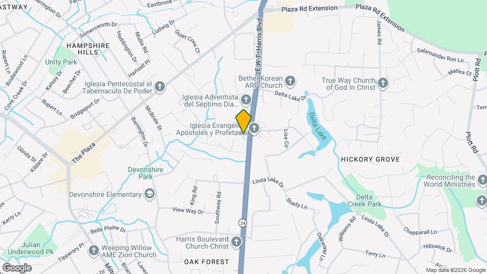 4812 E W.T. Harris Blvd Map and Location Details