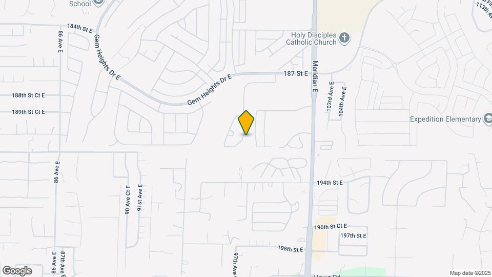 19117 97th Ave Ct E Map and Location Details