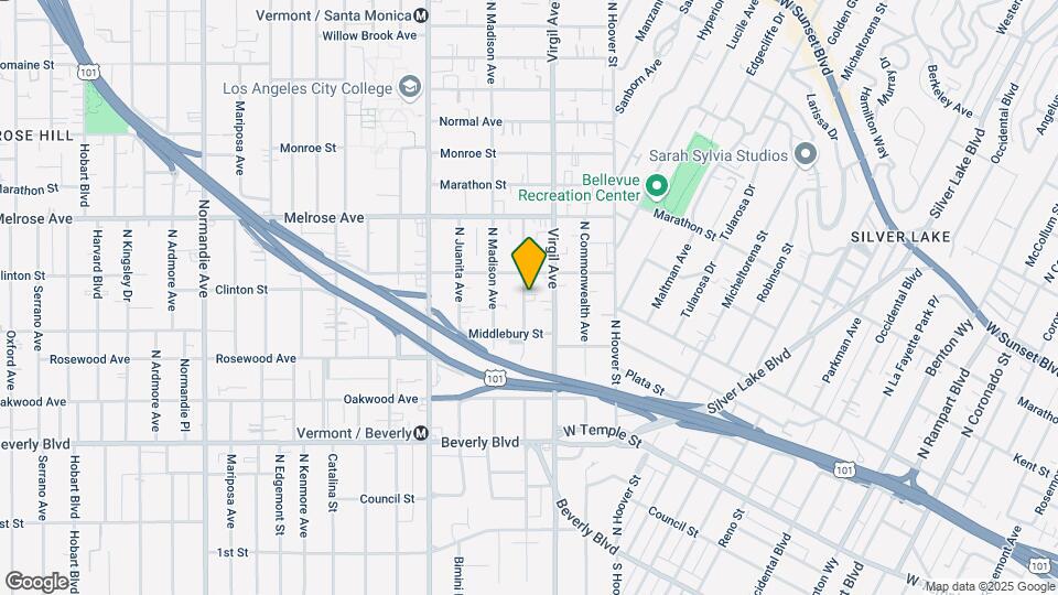 534-538 N Westmoreland Ave Map and Location Details