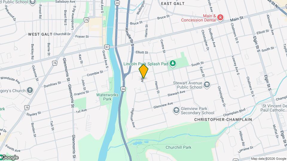 57-57 Albert St Map and Location Details