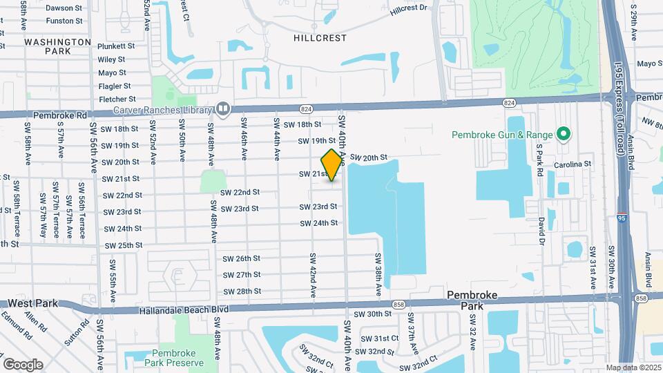 4017 SW 22nd St Map and Location Details