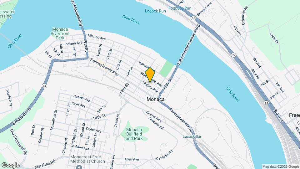 1531 Virginia Ave Mapa y Detalles de la Ubicación