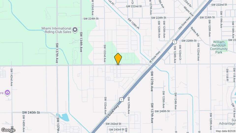 12986 SW 232nd Ter Map and Location Details