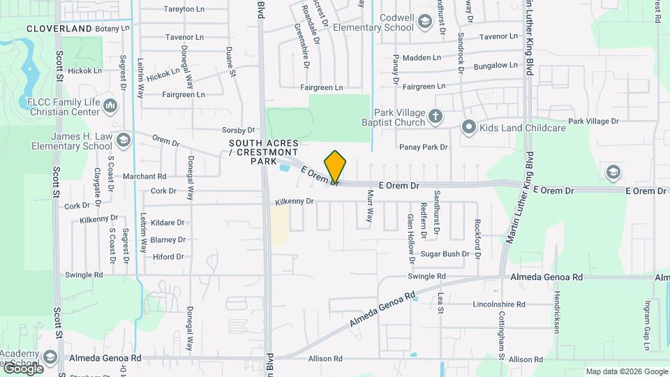 4906 E Orem Dr Map and Location Details