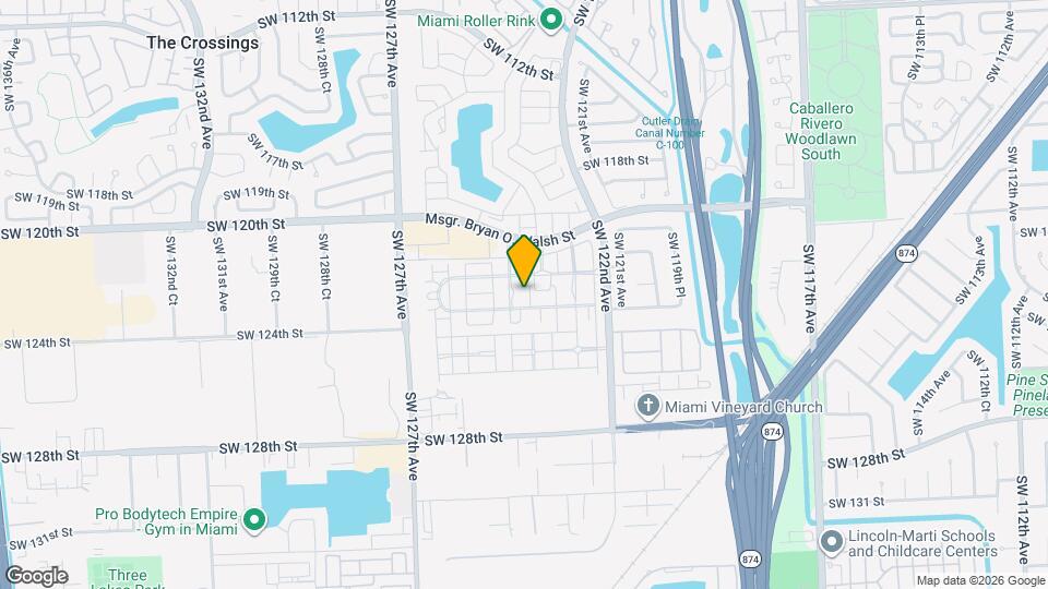 12274 SW 123rd Pl Mapa y Detalles de la Ubicación