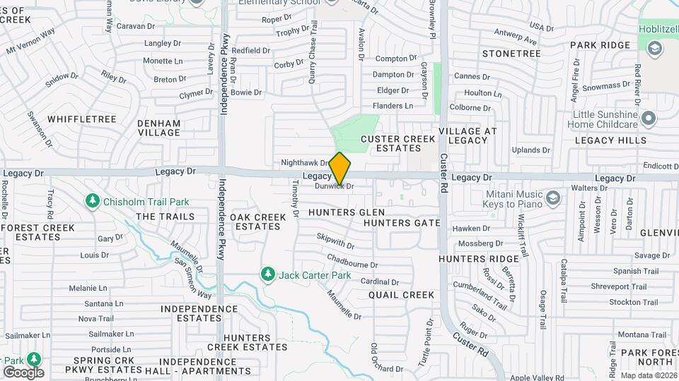 2408 Dunwick Dr Map and Location Details
