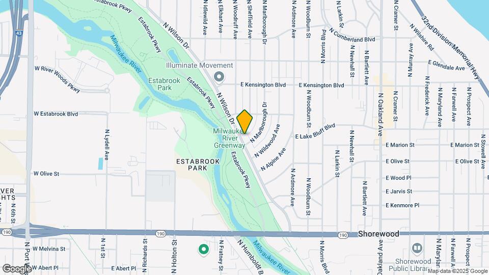 4340 N Wilson Dr Map and Location Details