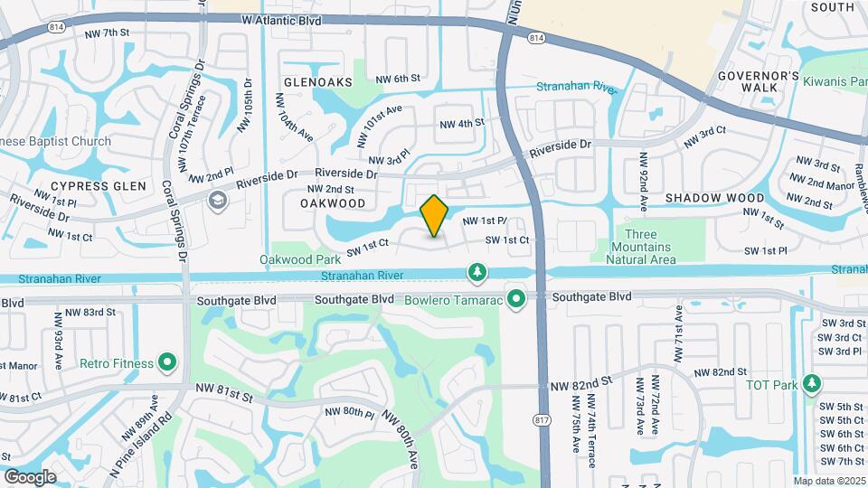 9919 SW 1st Ct Map and Location Details