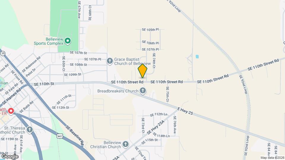 7311 SE 110th Street Rd Map and Location Details