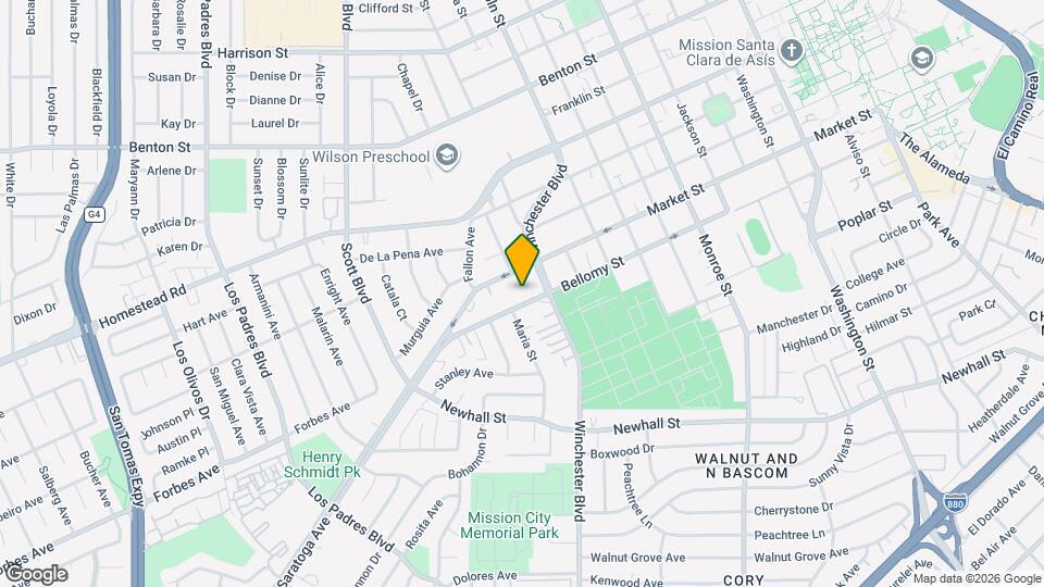 1861 Bellomy St Map and Location Details