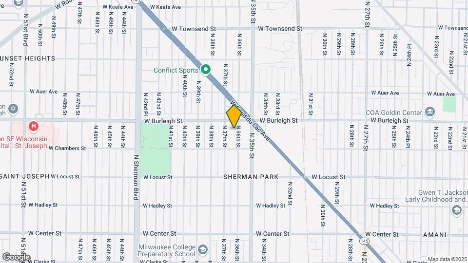 3053 N 36th St Map and Location Details