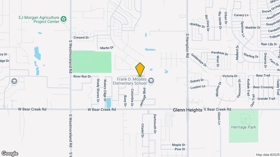 1502 Clemson Dr Map and Location Details