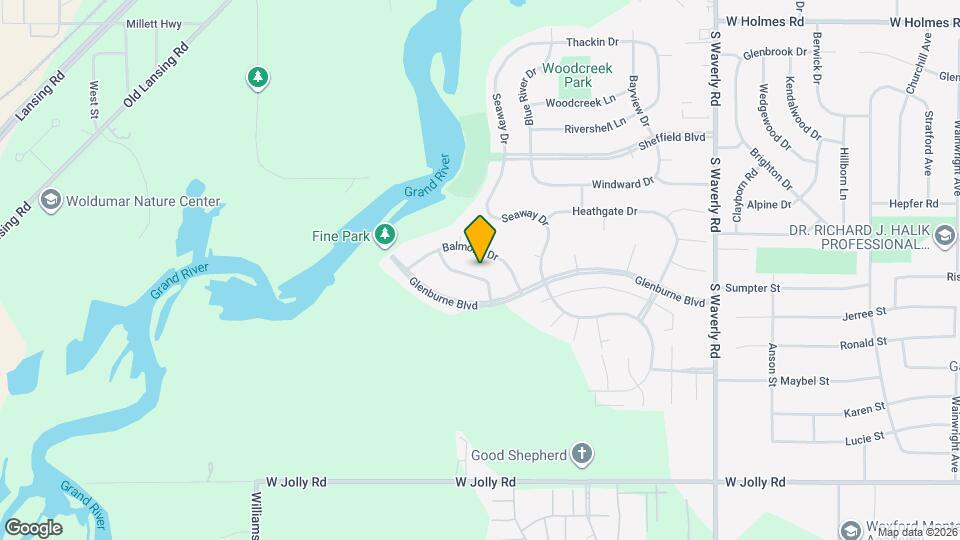 4230 Courtland Dr Map and Location Details