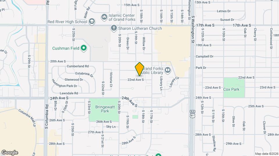 1814 22nd Ave S Mapa y Detalles de la Ubicación