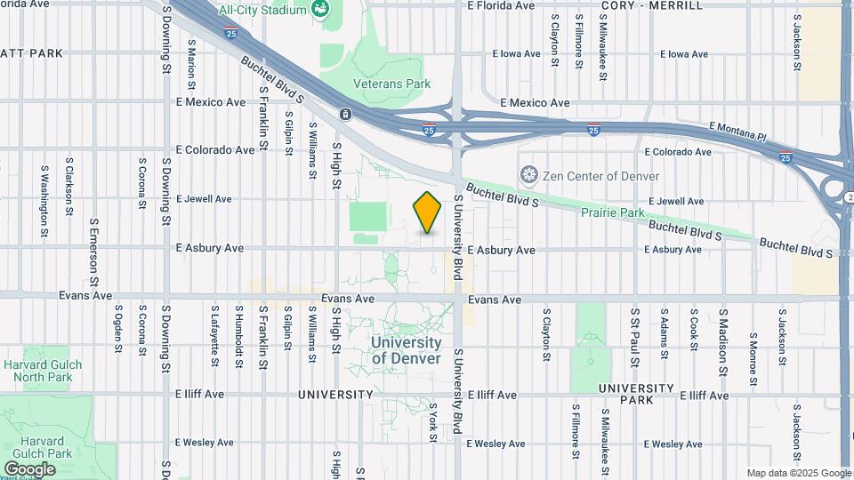 2295 E Asbury Ave Map and Location Details