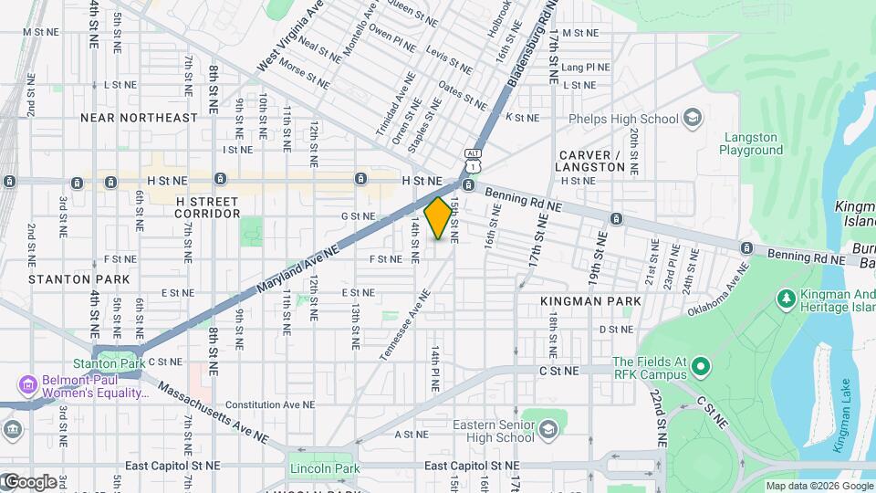 607 14th Pl NE Map and Location Details