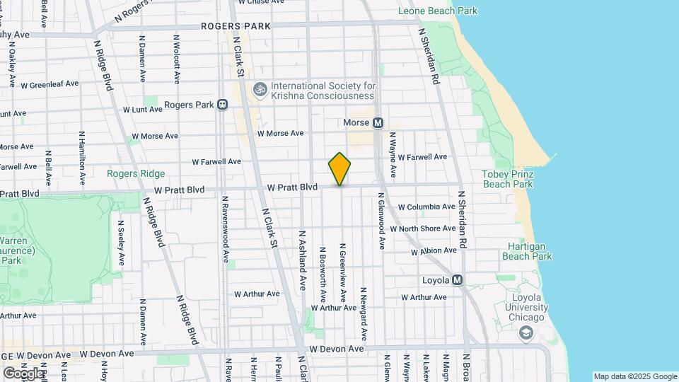 1511-1517 W Pratt Blvd Map and Location Details