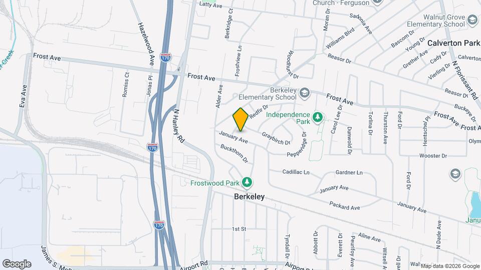 8437 January Ave Map and Location Details