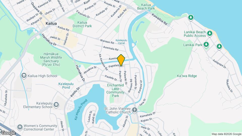 535 Pauku St Map and Location Details