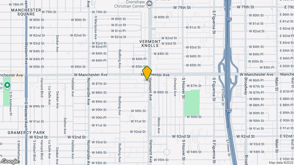 8625-8629 S Vermont Ave Mapa y Detalles de la Ubicación