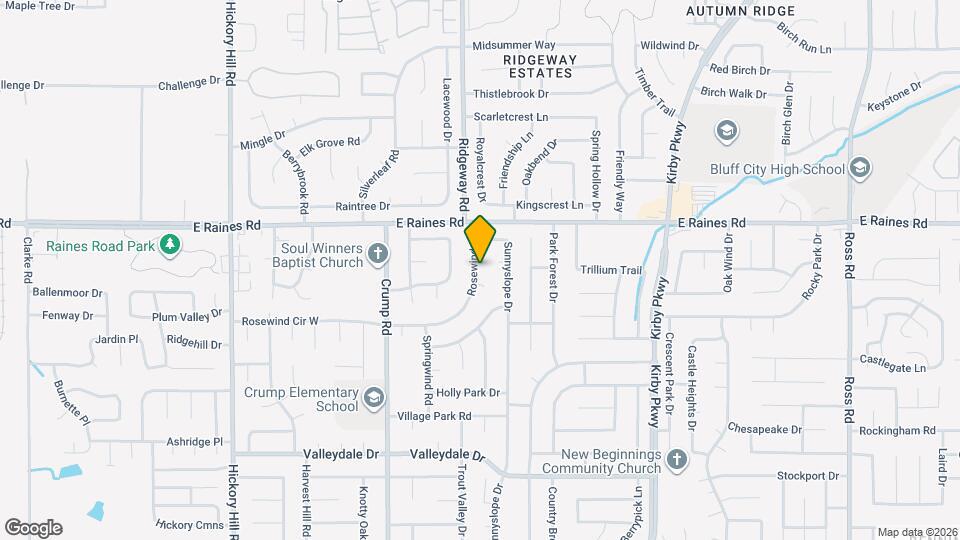 4198 Rosewind Cir Map and Location Details