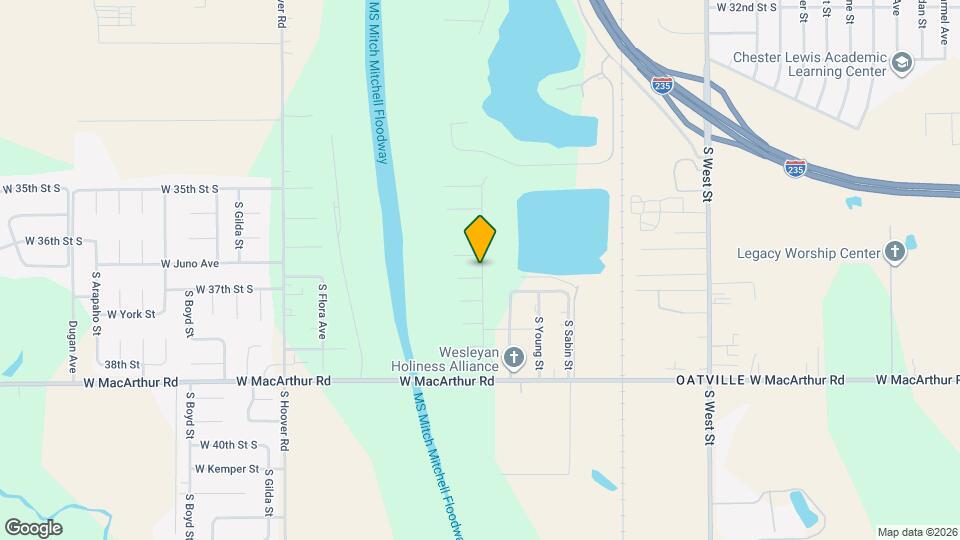 3804 S Bluelake St Map and Location Details