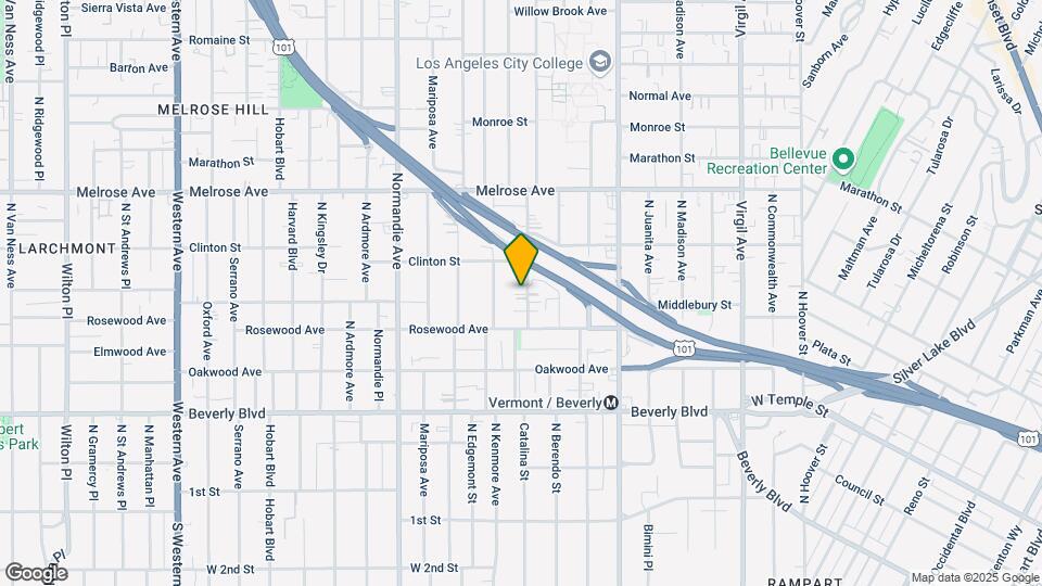 539 N Heliotrope Dr Map and Location Details