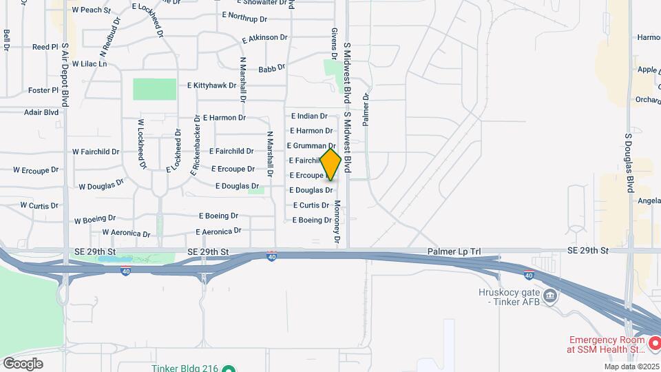 533 E Douglas Dr Map and Location Details