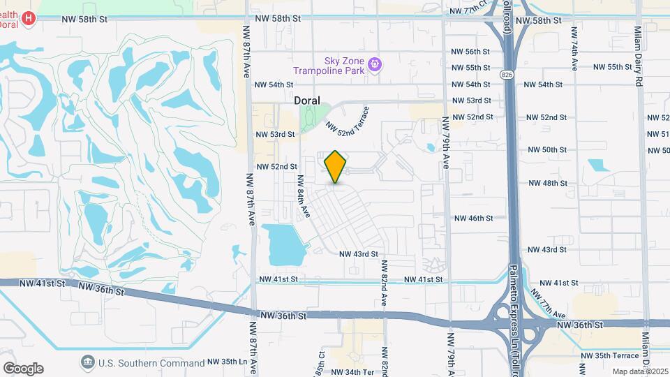 8286 NW 51st Ter Mapa y Detalles de la Ubicación