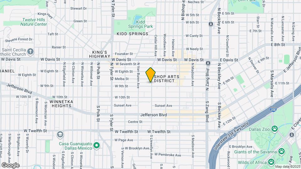 601 W 9th St Mapa y Detalles de la Ubicación