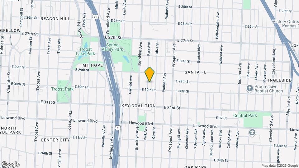 2933 Park Ave Map and Location Details