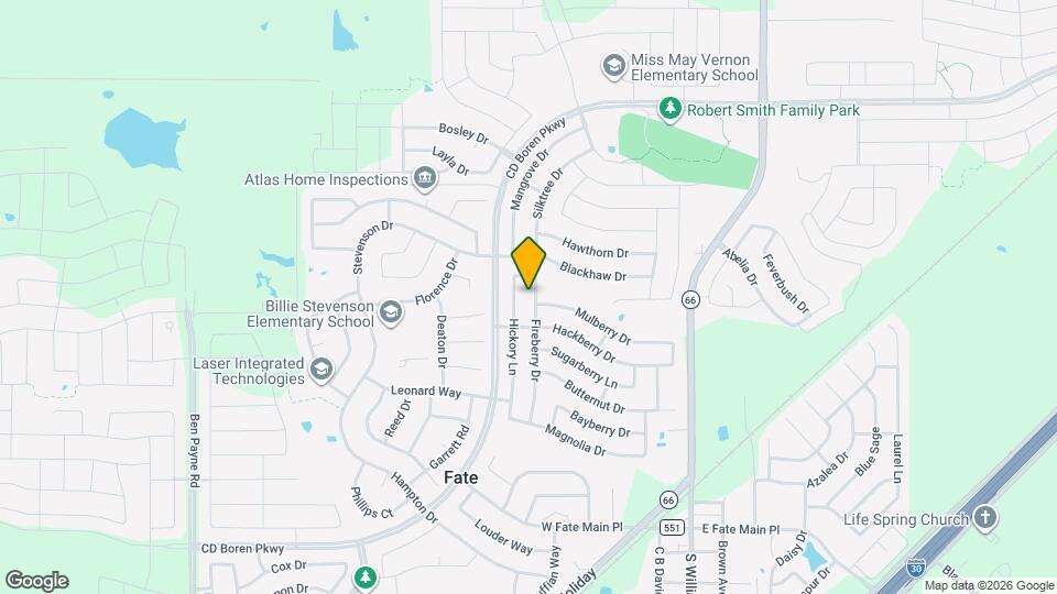 803 Fireberry Dr Map and Location Details