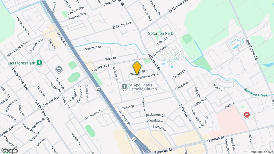 1700 Yellowstone St Map and Location Details