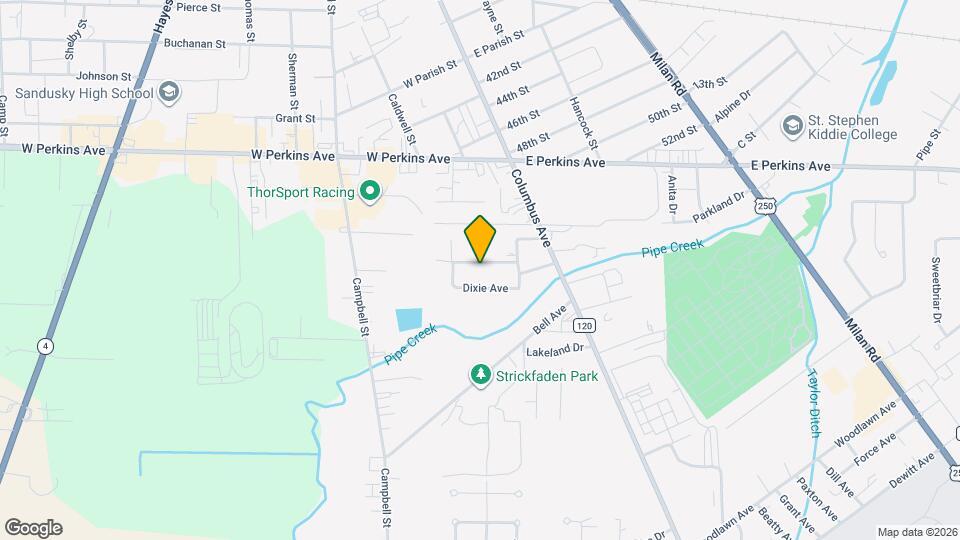 222 Doerzbach Ave Map and Location Details