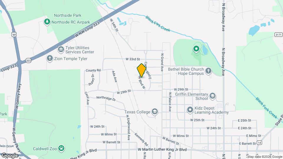 2911 Carter Blvd W Mapa y Detalles de la Ubicación