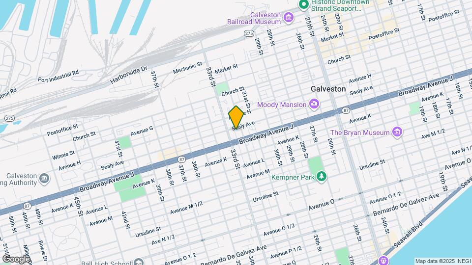 909 32nd St Map and Location Details