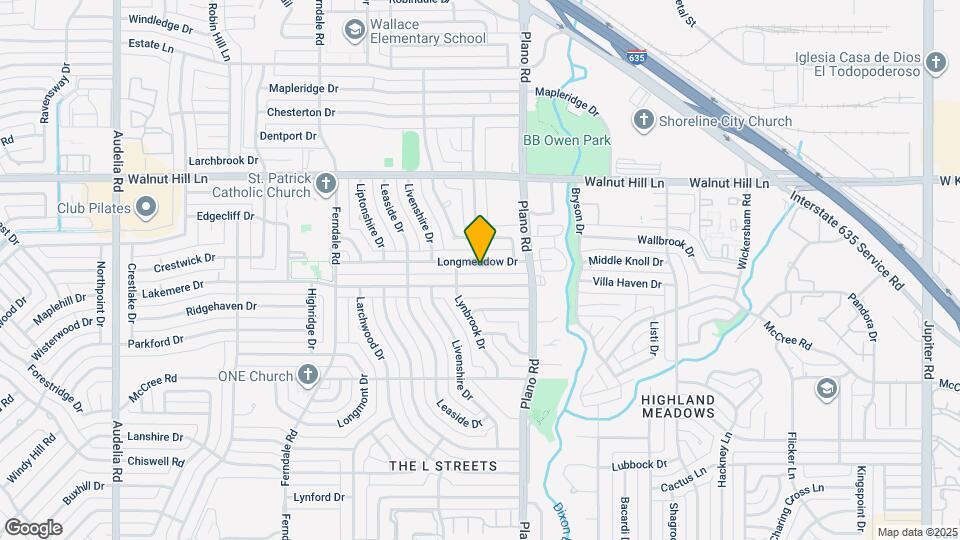 10626 Longmeadow Dr Map and Location Details
