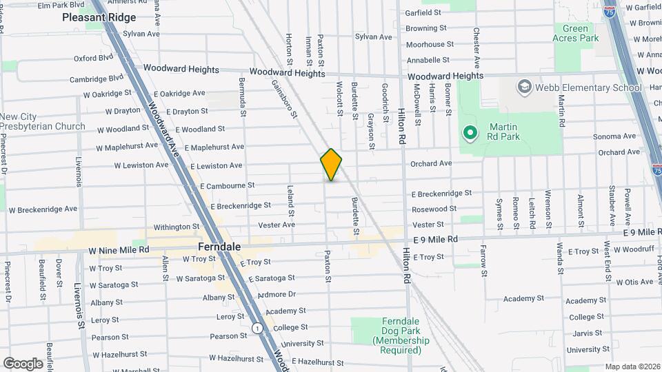 528 E Cambourne St Mapa y Detalles de la Ubicación