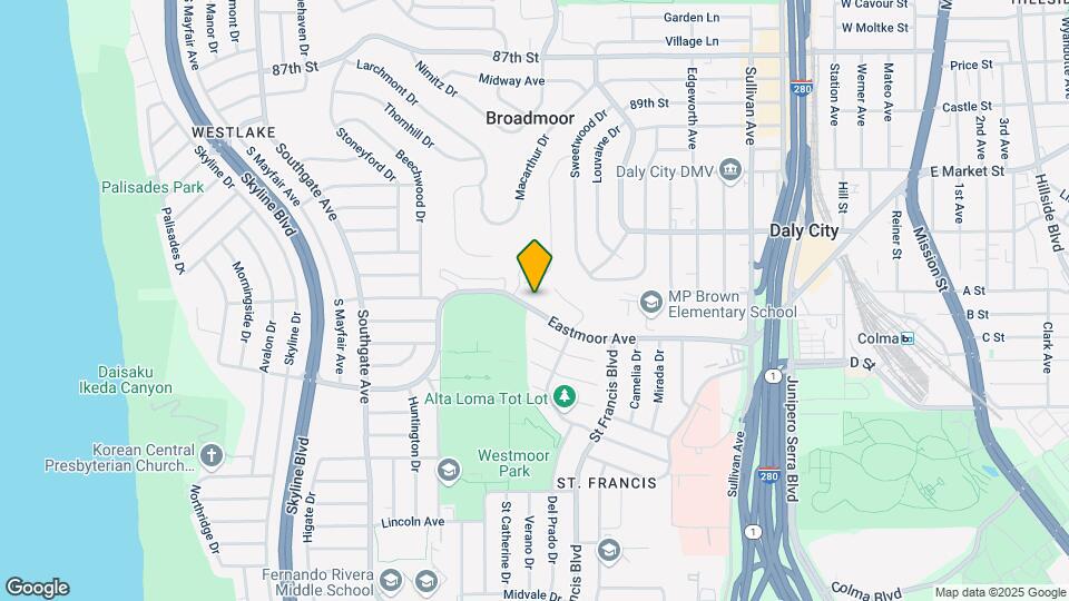 Eastmoor Apartments Mapa y Detalles de la Ubicación