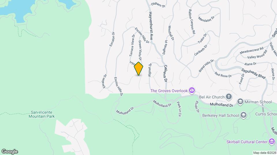 3453 Green Vista Dr Map and Location Details