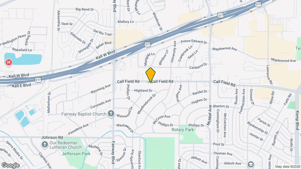 4419 Call Field Rd Map and Location Details